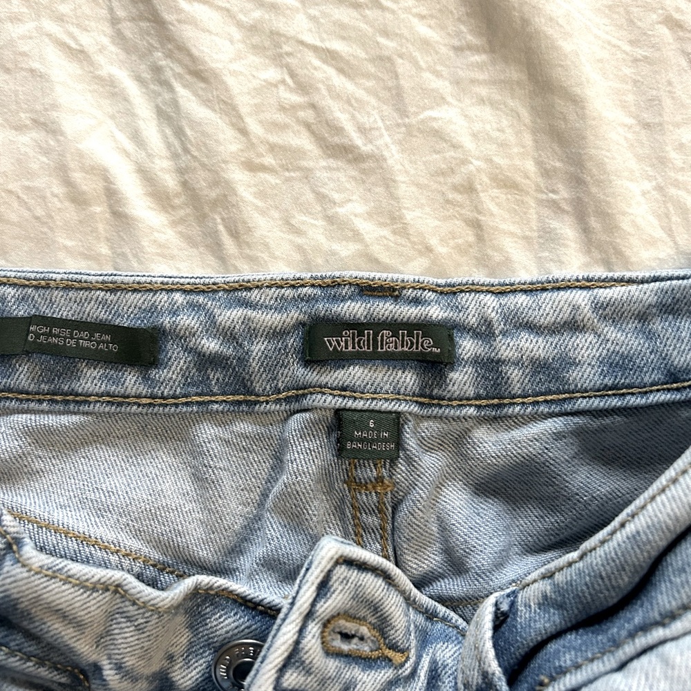 Womens High Rise Dad Jean - Picture 5 of 5